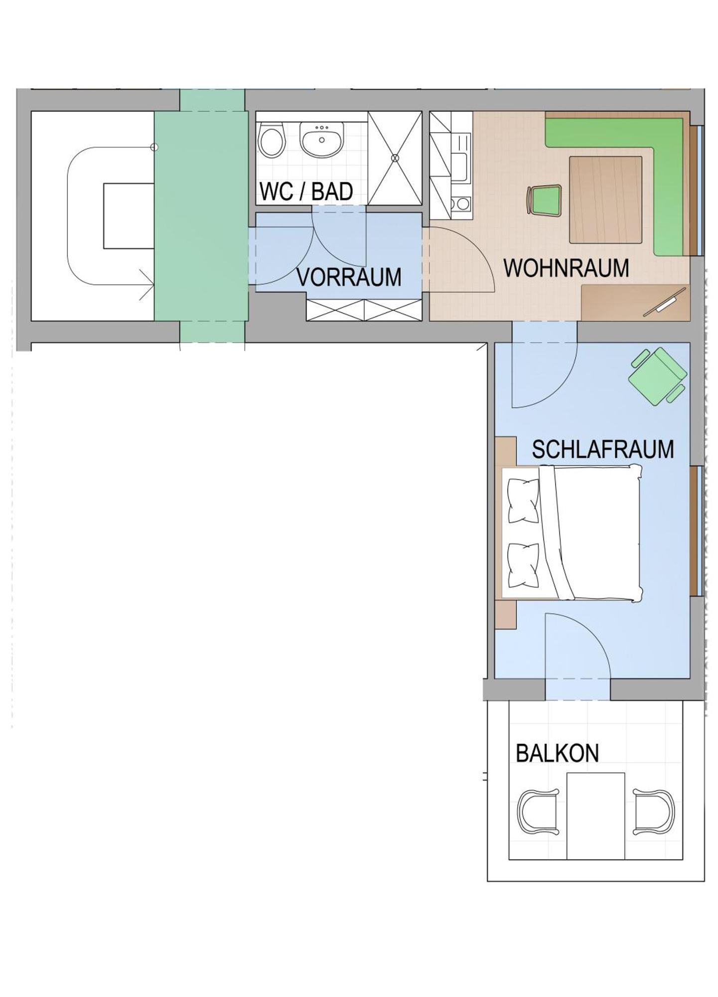 Appartement Scheibling Saint Wolfgang Kamer foto