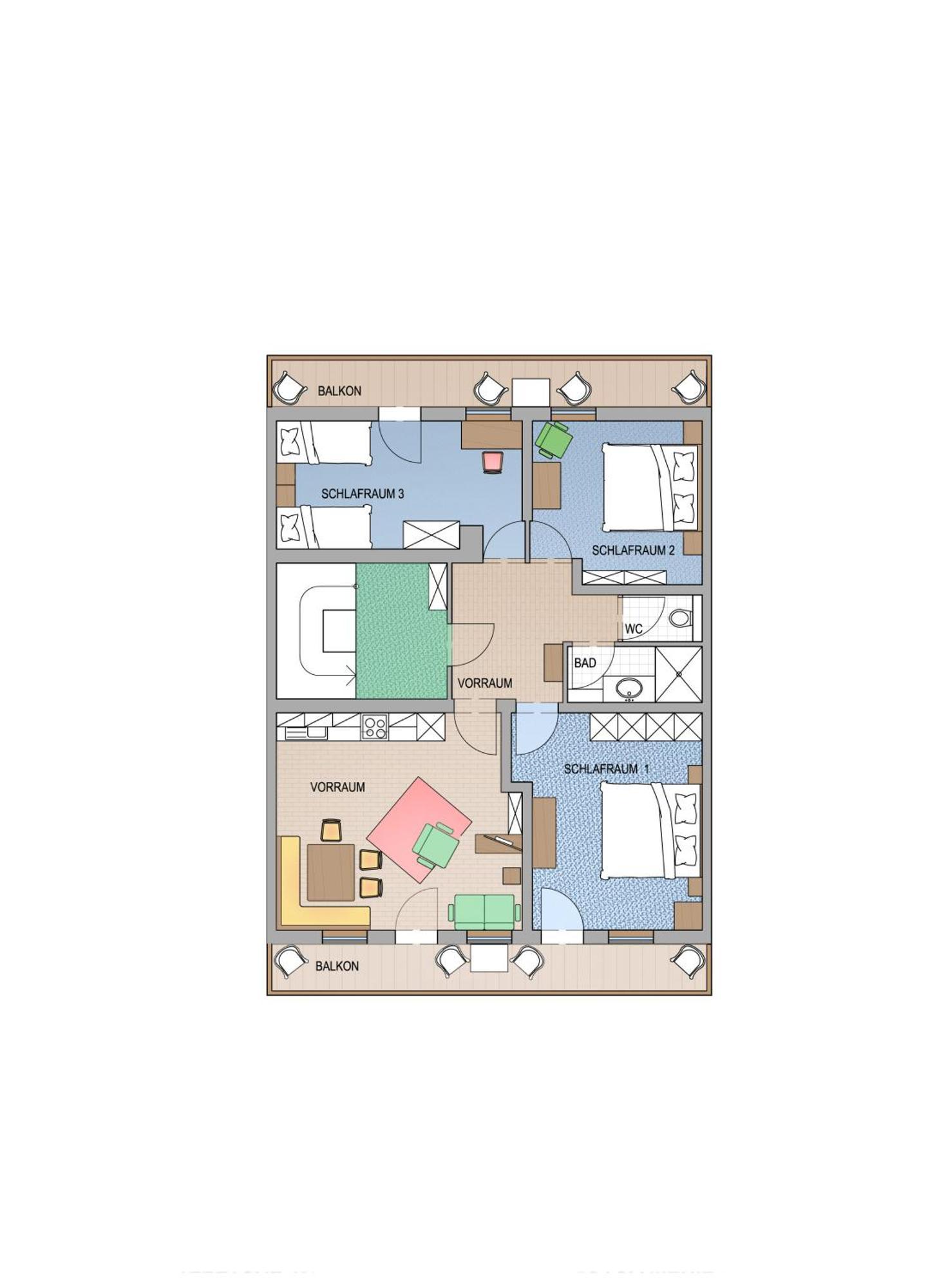 Appartement Scheibling Saint Wolfgang Kamer foto